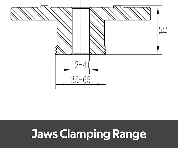 CK-4.5"-PJ Pin Jaws for 4.5" Series Woodturning Lathe Chuck, Woodworking Lathe Tools.