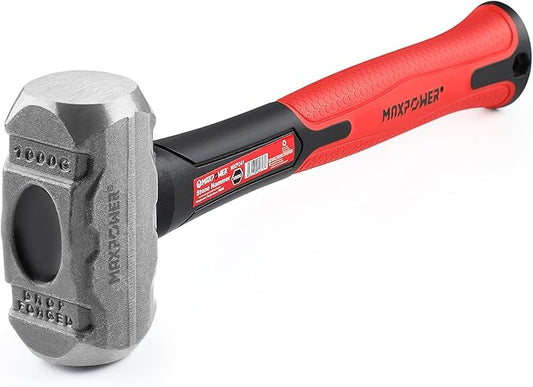 MAXPOWER 2LB Sledge Hammer, 9-1/4" Fiberglass Handle