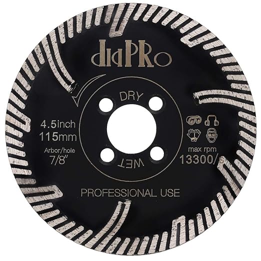 4.5" Diamond Granite Blade for Cutting and and Grinding Granite Marble Porcelain Tile