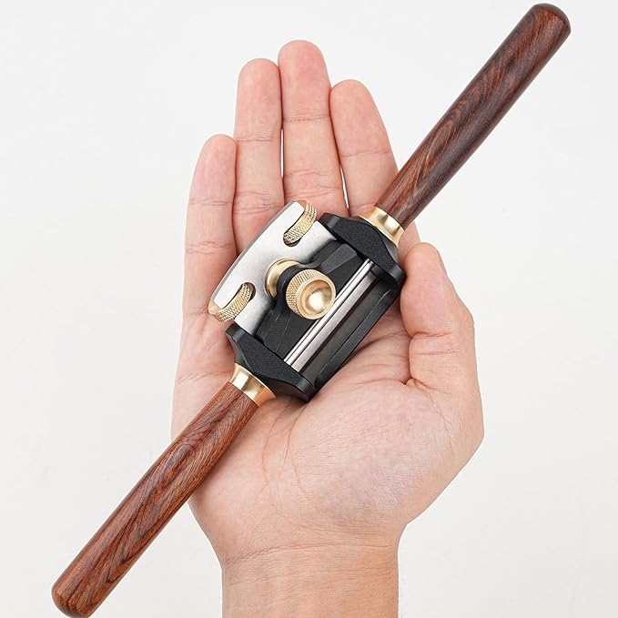 Woodworking Planer Flat Base Adjustable Bird Planer Flat Base Hand Wood Plane for Woodworking Corner Arc Trimming