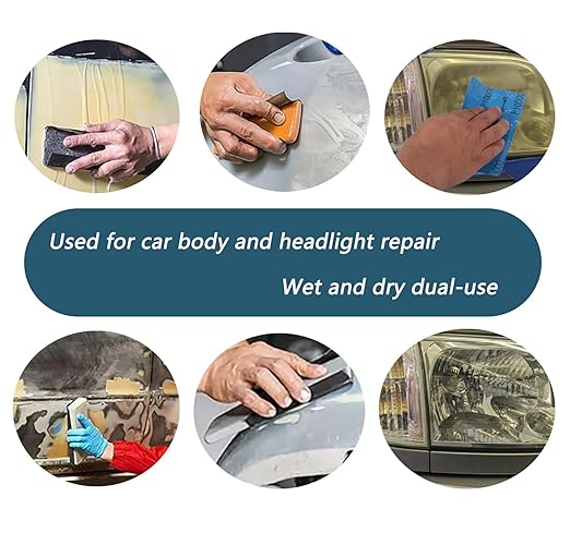 60Pcs of 9x3.6 Inch 8 Grit Mixed Packing Wet and Dry Sandpaper, Woodworking Furniture/Automobiles/Metal/Lacquer Polishing Sanding Sheets, 120/320/600/1000/1500/2000/5000/10000 Grit