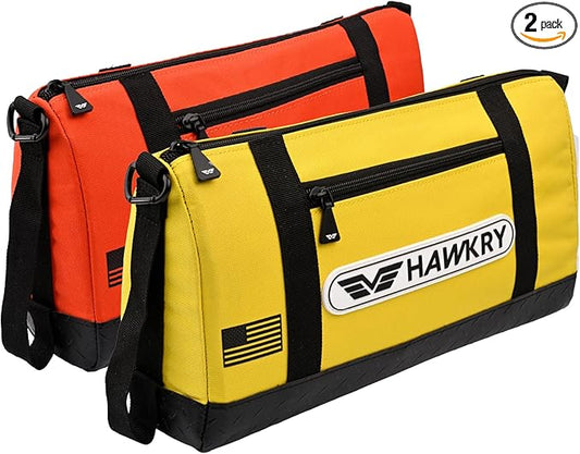 HAWKRY Oxford Waterproof Tool Bag set of 2 ??Small Tool Bag and Tool Pouch, Fishing Bag, Travel Pouch, Compact, Durable Small Travel Bag, Multipurpose Tool Bags for Men for Work, Fishing and Travel