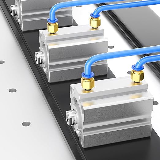TAILONZ PNEUMATIC 40mm Bore 25mm Stroke Pneumatic Small Thin Cylinder Aluminum Pneumatic Air Cylinder SDA40-25