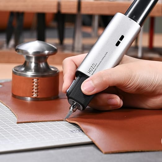 HOZO NeoBlade Wireless Ultrasonic Cutter ??40kHz Vibration & 40W Auto Power Adjustment, Replaceable Battery, Turbo Cooling, 2 Cutting Modes ??For 3D Printing, Woodworking, Prototyping,Model Mods & DIY