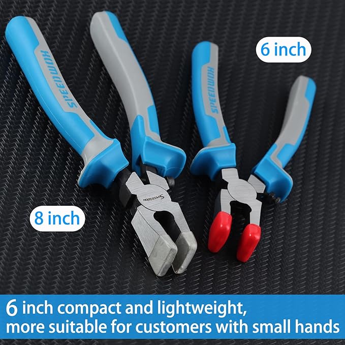 SPEEDWOX 6" Glass Running Pliers for Glass Cutting Key Fob Pliers Glass Breaking Pliers Mini Glass Pliers Glass Cutter Stained Glass Tools Running Pliers for Stained Glass Rubber Pliers