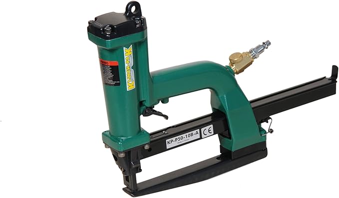 Klinch-Pak KP-P50-779 Pneumatic 1/2-Inch Crown Plier Stapler for 779 Series Staples Accepts 5/16" - 5/8" Length Staples, Ideal for Trays, Lids, End Caps, Header, Bags, Container Inserts and Bedding