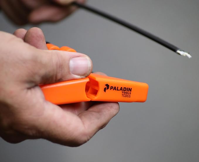 Paladin Tools Fiber Optic Stripper, Drop Cable Fiber Stripper, Strips 8.1 mm Drop Cables for Fiber Applications (Pro Grade)