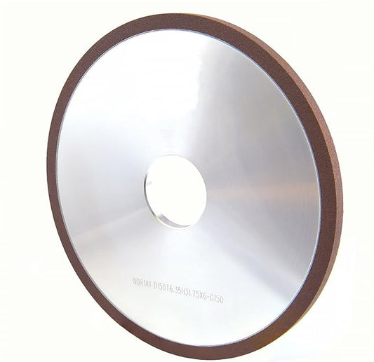 MaxTool Dia 6" 1A1 Diamond Plain Wheel Abrasive Grinding Wheel Thick 1/4" Resin Bond; NDR1A1D6T06X6G15M
