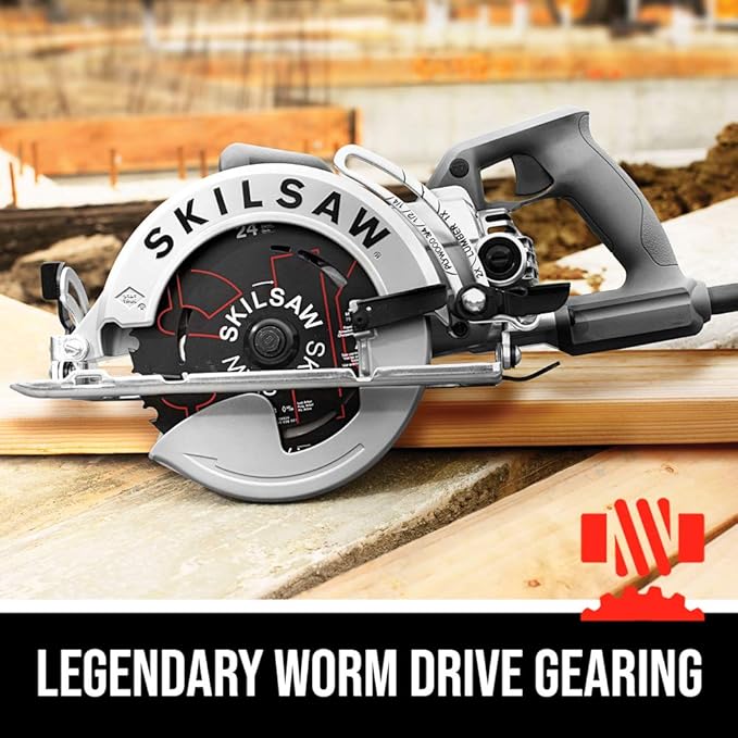 SKILSAW SPT77W-01 15-Amp 7-1/4-Inch Aluminum Worm Drive Circular Saw