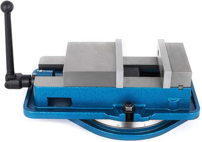 VEVOR 3 Inch Heavy Duty Milling Vise Bench Clamp Vise High Precision Clamping Vise 3 Inch Jaw Width with 360 Degree Swiveling Base CNC Vise
