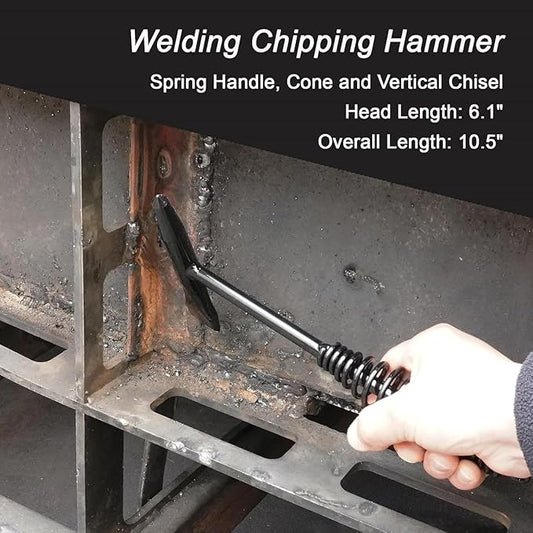 Gutimore Welding accessories kit,19pc,10.5 Inch Chipping Hammer,10" Wire Brush, torch striker,Torch Tip Cleaner,50lb Welding Magnet,Soapstone Holder and Refills