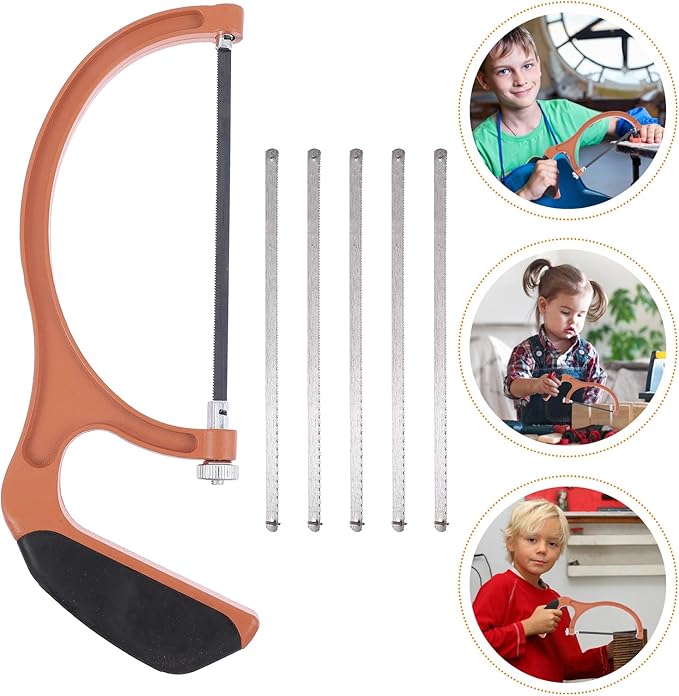 Angoily 1 Set mini saw hand saw mini hacksaw Children Handsaw Mini DIY Handsaw Kids Hacksaw Kids DIY Woodworking Woodworking Multifunction plastic