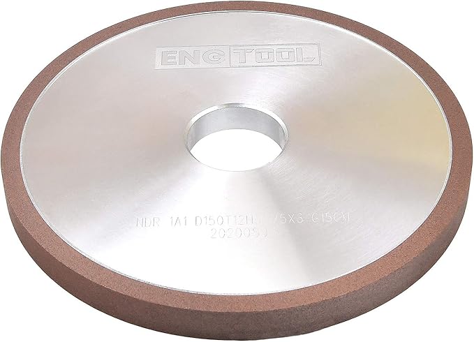 MaxTool Dia 6" 1A1 Diamond Plain Wheel Abrasive Grinding Wheel Thick 1/2" Grit#150 Resin Bond; NDR1A1D6T12X6G15M