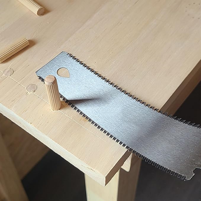 Japanese Pull Saw ??12.2 Inches Hand Saw With Double Edges | Flexible Blade Flush Cut Saws For Woodworking, Carpentry, Trim Work, Precision Cutting, Joinery, Furniture Making