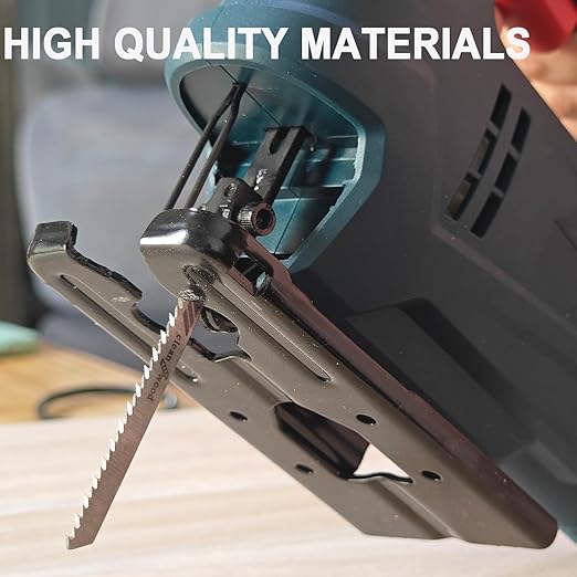 30PCS Jigsaw Blades Set, Assorted T-Shank Jig Saw Blades for Wood, Metal & Plastic Cutting(T101AO, T101B, T101BR, T118A, T118B, T144D, T244D, T111C, T127D)