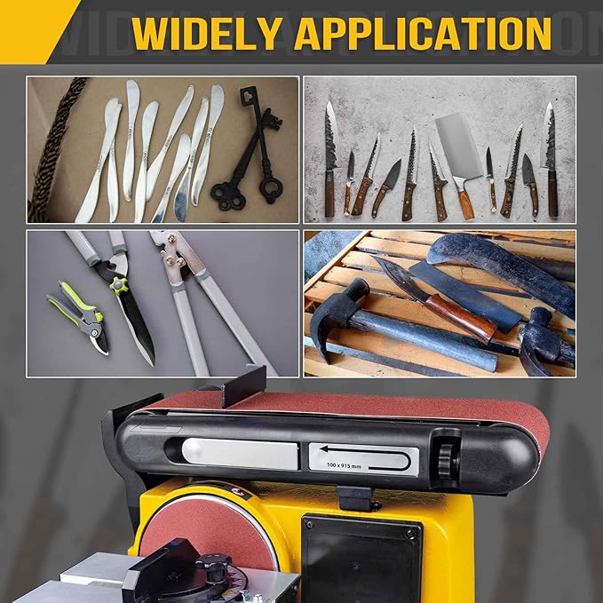 3 x 18 Inch Sanding Belt, 18 Pcs 60/120/150/240/320/400 Grits Aluminum Oxide Knife Sharpener Belts Work Sharpening for Belt Sander Knife Carving Tool Metal Working