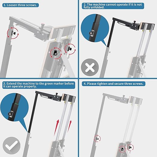 Foldable Foam Cutter Machine, 260W Air Cooled Hot Wire Cutting Tool with 10 Wires, Scaffolding Mount, Carring Bag, Ideal for PE, EPS, XPS, EVA, EPE, PU, KT Board Foam Insulation