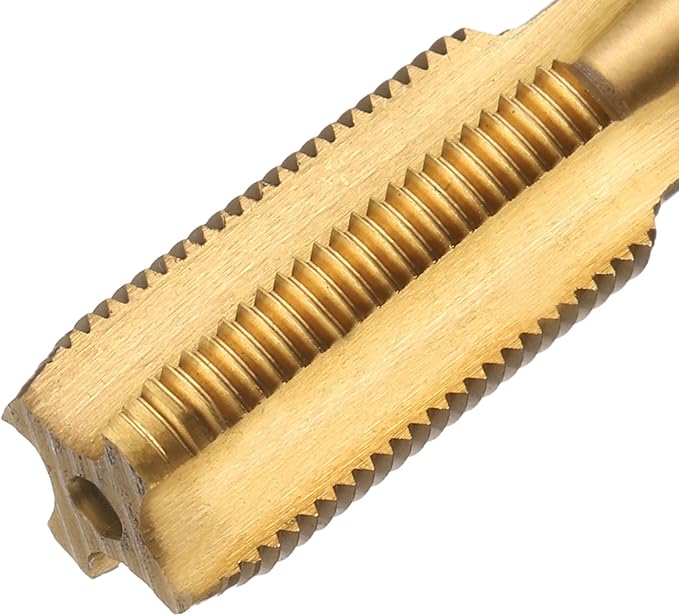uxcell Metric Thread Tap M12 x 1 H2 130mm Straight Flute Screw Thread Milling Machine Taps Threading Tapping Repair Tool