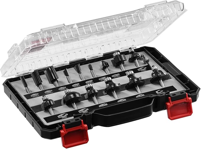 SKIL 15 Pc. Carbide-Tipped Router Bit Set-RTB7501