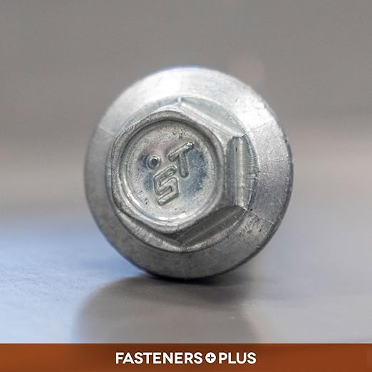 ST Fastening Maxx SteelBinder #12 x 1 Galvanized Metal Roofing Screws with EPDM Rubber Washer, 250-Count - Designed for Metal Roofing and Siding Panels