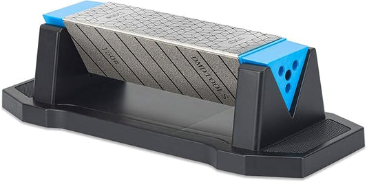 DMD Diamond Whetstone Knife Sharpener, 3-Sided Grit Coarse 150 | Medium 325 | Extra Fine 1200, Multi-Use Diamond Plate Honing Stone, Professional Sharpening Tool for Kitchen, Outdoor & Workshop