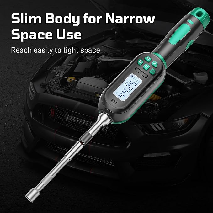 Torque Screwdriver – Digital Torque Wrench Set with 3.54-70.81 in.lb/0.4-8N.m Precision for Power Screwdrivers