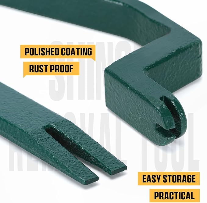 Shingle Removal Tool for Safe Roof Shingles Professional Roofing Tools and Equipment Shingle Nail Installer & Puller Pitch Hopper