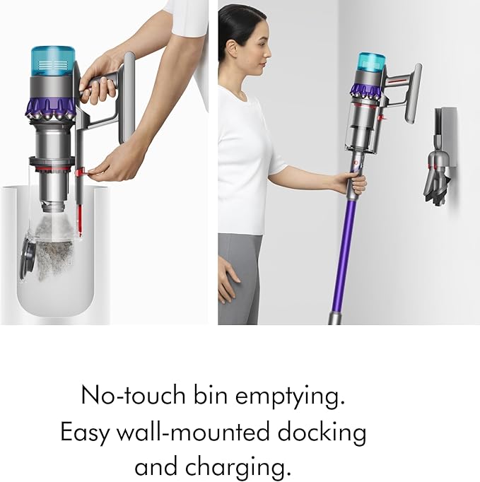 Dyson Gen5detect Cordless Vacuum, 280AW, 3 Power Modes, Up to 70 Minutes,짼 Illumination Reveals dust, HEPA Filtration, All Floor Types
