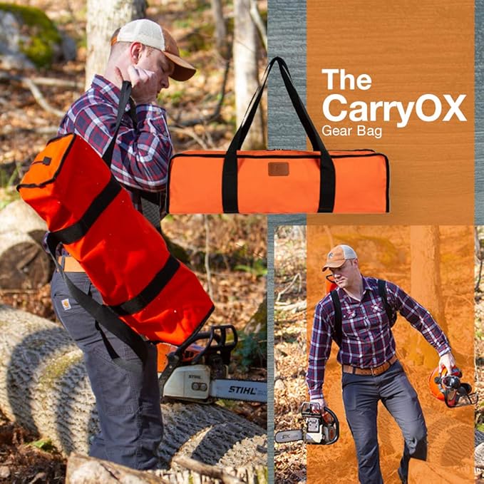LogOX Forester Package - Includes 3-in-1 Forestry Multitool, Holster, Pickaroon & Gear Bag | Powder-Coated 40??Cant Hook Log Roller, 21??Carrier, and 40??Timberjack (USA Made with A Warranty)