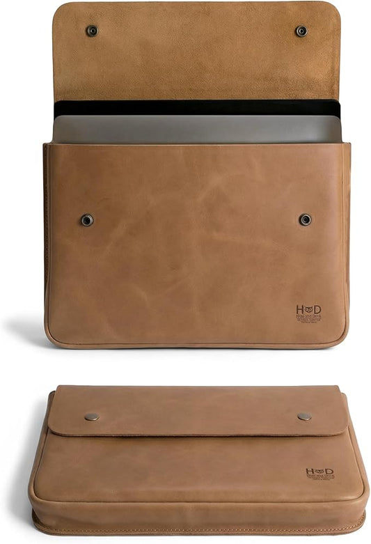 Hide & Drink, Vintage Folder Document Holder, File Case, A5 Binder, Envelope Portfolio, Full Grain Leather, Handmade, Single Malt Mahogany