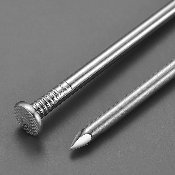 1 inch Hardware Nails, (800pcs) 1 lbs Stainless Steel Nails, Nails for Hanging Pictures, Small Nails, Wall Nails, Wood Nails