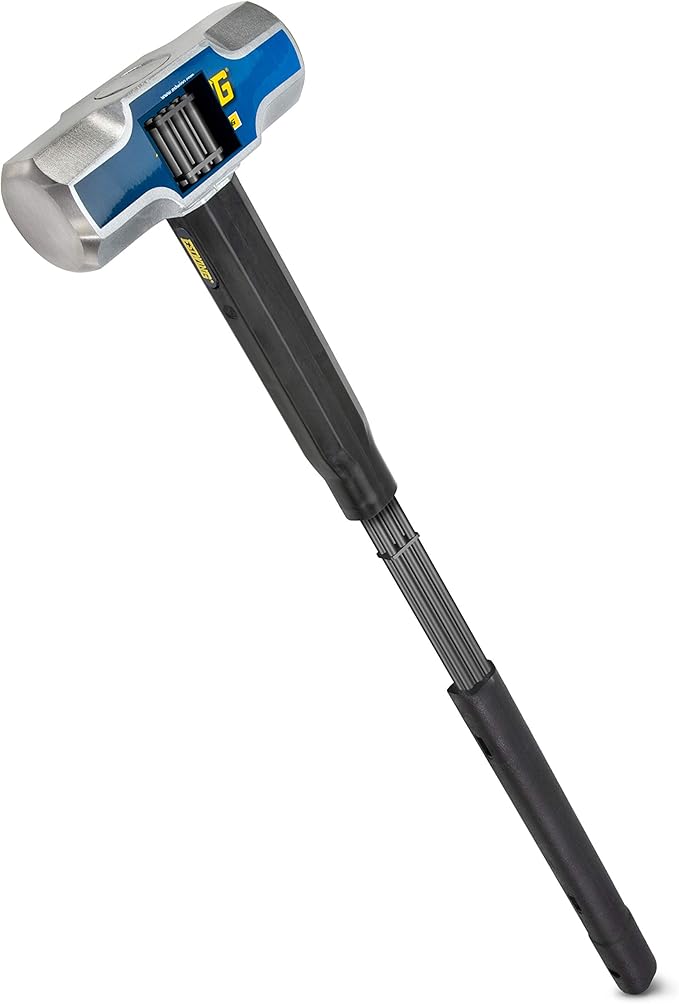 Estwing 6 lb Soft Face Sledge Hammer - 36" Indestructible Handle, Shock-Absorbing Grip, Overstrike Resistant
