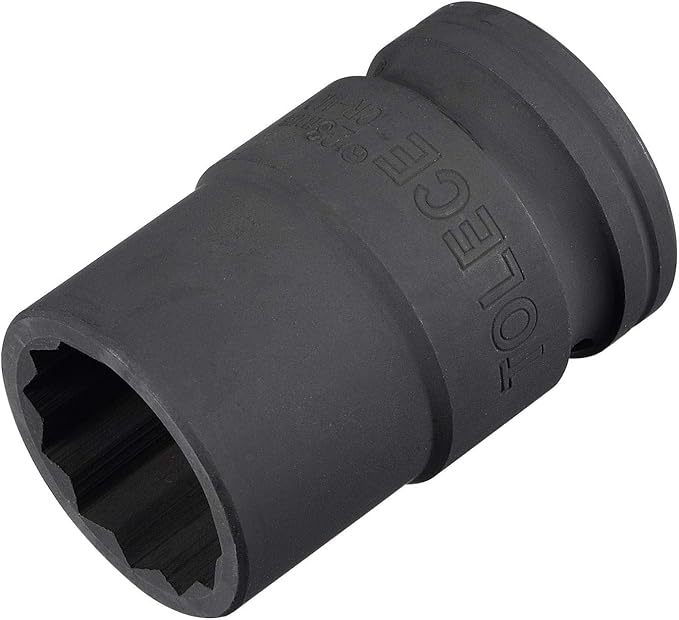 uxcell 3/4-Inch Drive 23mm 12-Point Impact Socket, CR-MO Steel 56mm Length, Standard Metric Sizes