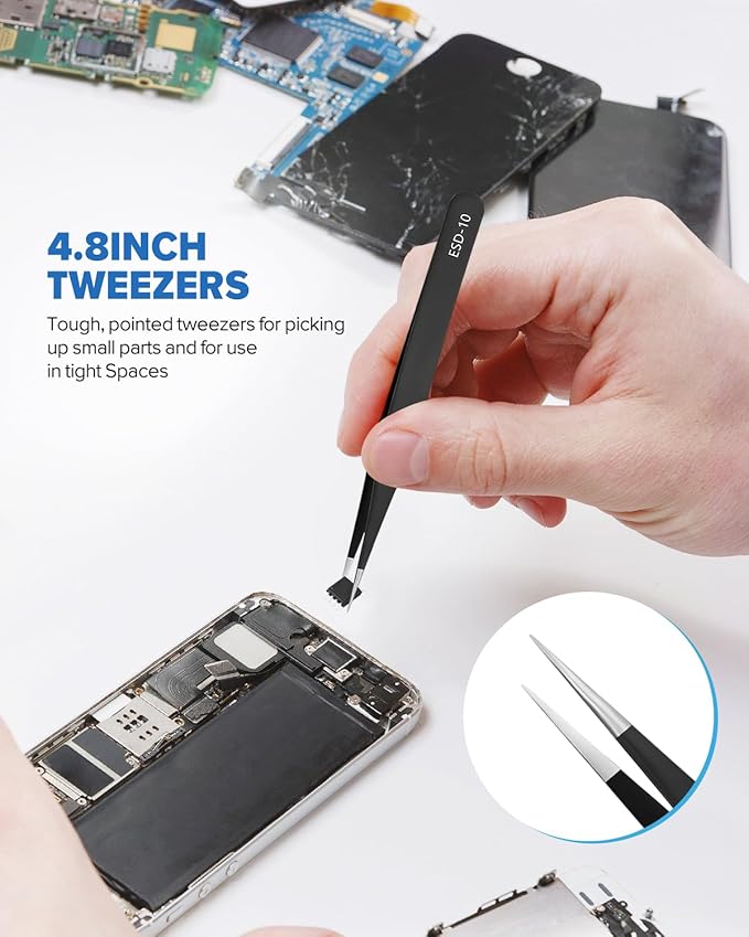 58 Precision Screwdriver Set, Super Durable Tiny Tool Kit for Watch, Laptop, Eyeglasses & Camera for Electronics Repair