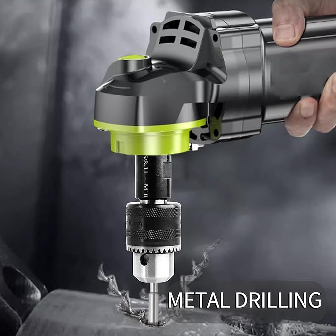 5/8-11 Angle grinding machine special conversion chuck, 1.5-10mm diameter metal drill chuck with fixed converter and quick replacement, stable use, can replace electric drill holes