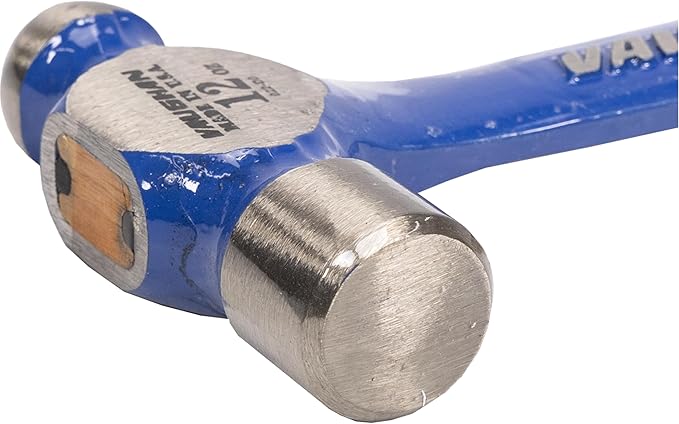 VAUGHAN Ball Pein Hammer, 8 oz, Steel handle, American high carbon steel, R308, VN16171