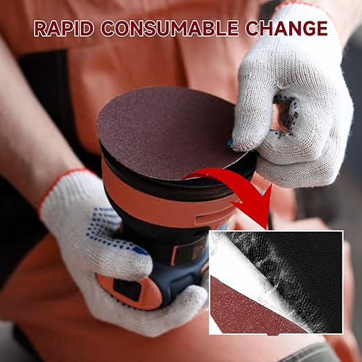 5 Inch 100 PCS Sanding Disc 100 Grit,Hook and Loop Sanding Discs for Random Orbital Sander