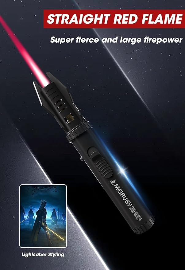 Stocking Stuffers Gifts for Men Dad Adults, Lightsaber Torch Lighter Flame Butane Lighter Gifts for Dad Grandpa Step Papa, Christmas Birthday Gift Cool Gadgets for Men 2025