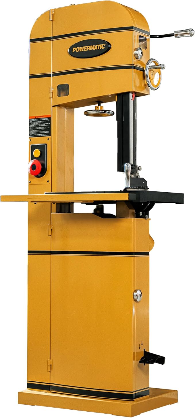 Powermatic ArmorGlide 15-Inch Woodworking Bandsaw, 3 HP, 230V 1Ph (Model PM1500T)