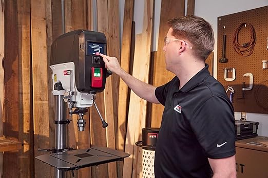 JET 20-Inch Smart Drill Press, Variable Speed, 1.5 HP, 115/230V 1Ph (JDP-20S)