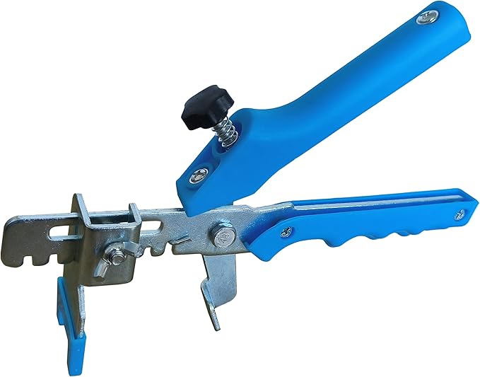 Tile Leveling system Plier Hand Floor Pliers Tiling Installation Tool Tile Locator Leveling System for DIY Ceramic Tile Stone Wall Tile Spacers Adjustment blue