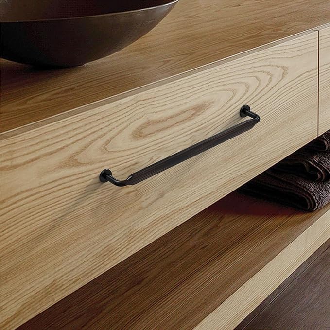 Asidrama 6 Pack 12.6 Inch(320mm) Oil Rubbed Bronze Kitchen Cabinet Handles, Cabinet Pulls Kitchen Cabinet Hardware for Cupboard Drawer Pulls