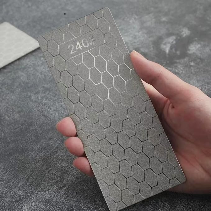 Diamond Sharpening Stone Set, Diamond Lapping Plate Coarse/Medium/Fine Grit Sharpener, Perfect Assistance Sharpener Angle Guide