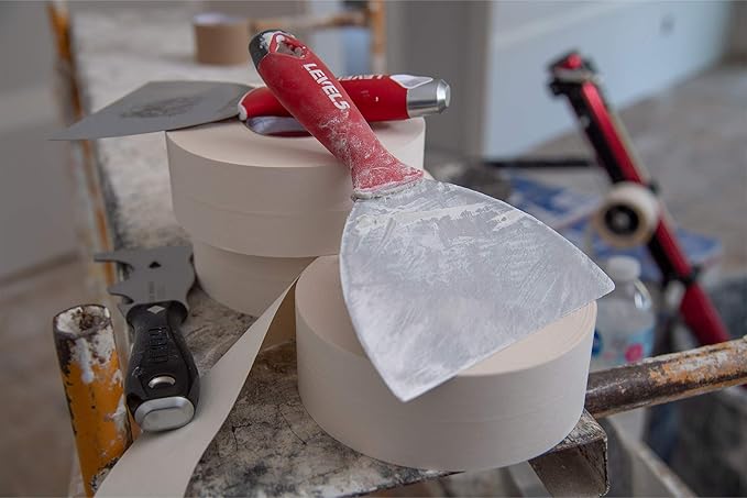 Joint Knife Set, Carbon Steel - LEVEL5 | Pro-Grade | Sheetrock Gyprock Drywall Plasterboard | 5-603