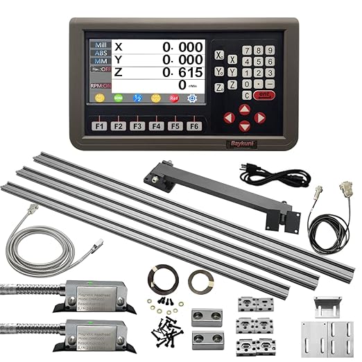 3 Axis DRO Digital Readout Magnetic Scale DRO Display Kit CNC Milling Lathe,DIY Travel Length