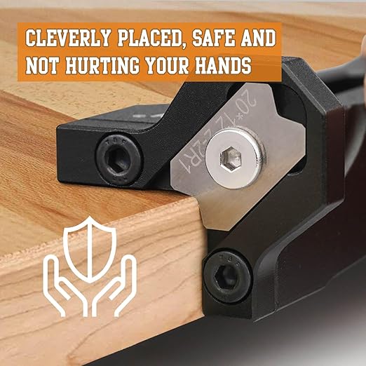 Professional Edge Banding Trimmer Kit - Adjustable Edge Banding Trimmer,veneers,with Tungsten Blades for Flush Trim, Chamfer & Rounded Edges on Wood, PVC & Veneer