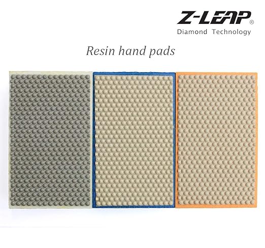 Diamond Hand Polishing Pads 7-Pcs Set for Granite Marble Concrete Glass Stone Sanding Polishing