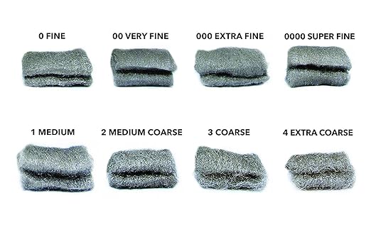 Red Devil 0321 Steel Wool, 000 Extra Fine (Pack of 8)