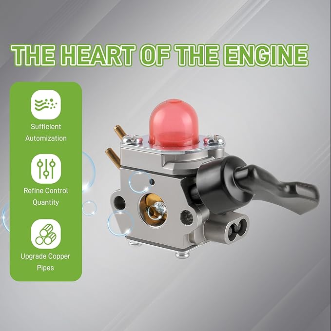 545180864 Carburetor Fits for Zama C1U-W51B C1U-W46 C1U-W51B for Husqvarna FB25 Handheld Blower with Air Filter Spark Plug