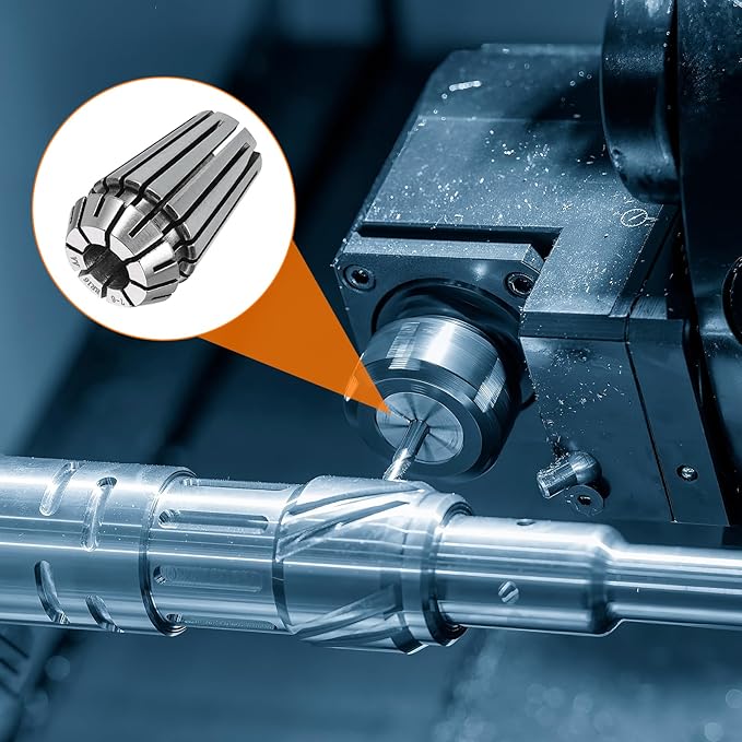 HARFINGTON Spring Collet Chuck ER16 7mm 65Mn Spring Steel Precision Router Collets for CNC Engraving Milling Lathe Tool